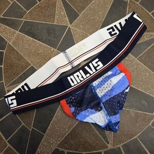 ORLVS Strapless Blue Camo Jock Jockstrap